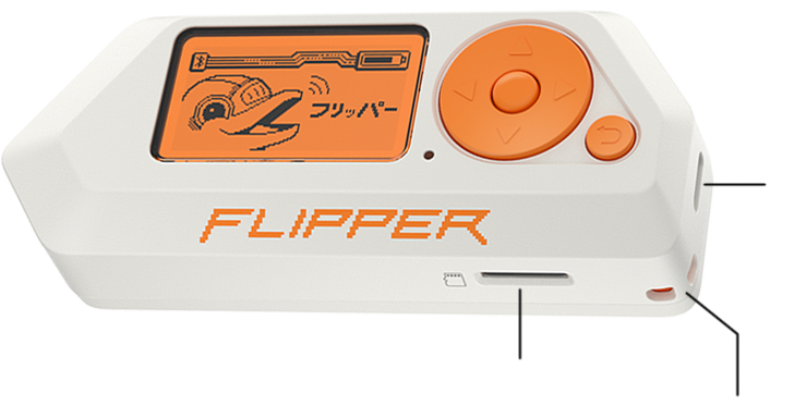 Flipper Zero side view