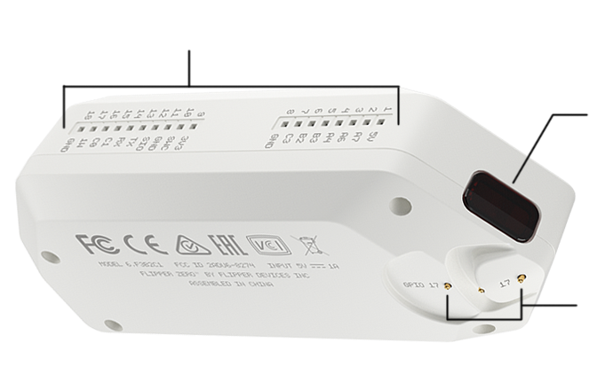 Flipper Zero bottom view